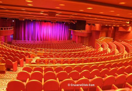 El enorme Teatro del Emerald Princess